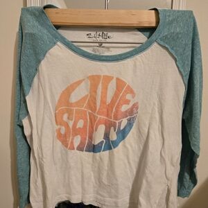 Salt Life Live Salty 3/4 Sleeve Tee